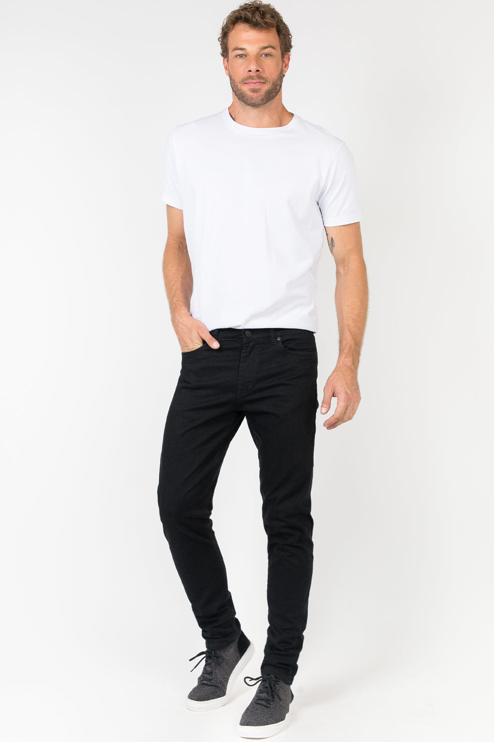 Calça Jeans Skinny Premium Black