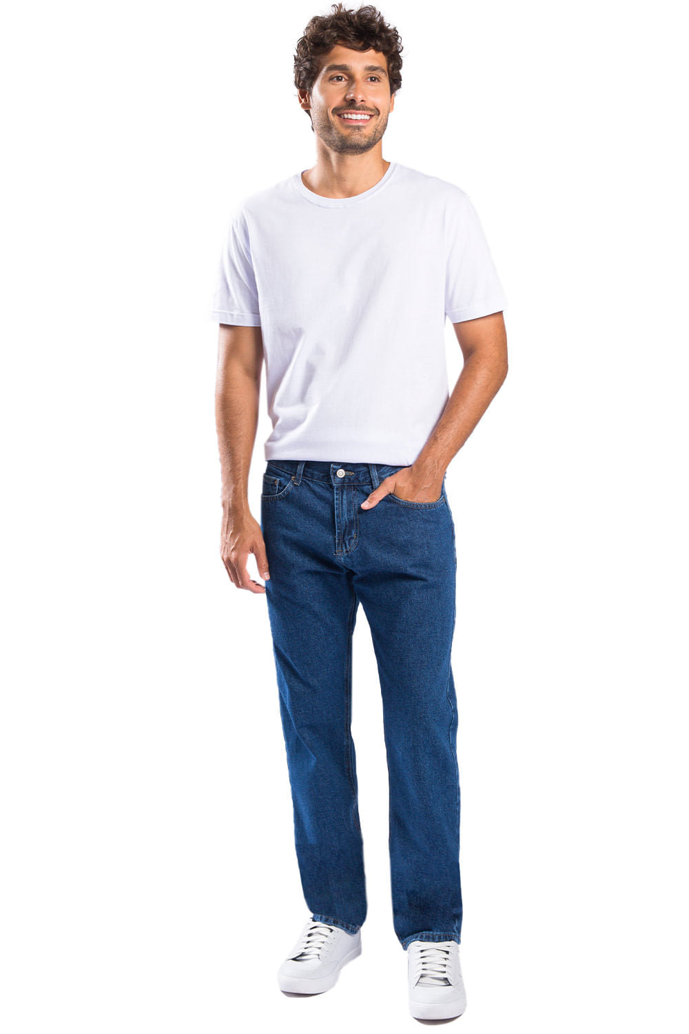 Calça Jeans Comfort Stone New