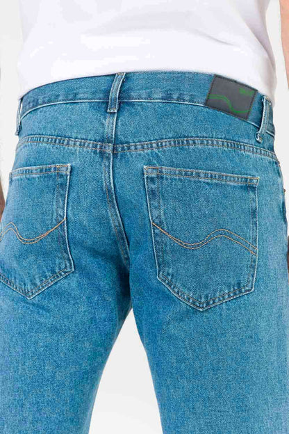 Calça Jeans Straight Basic Super Stone
