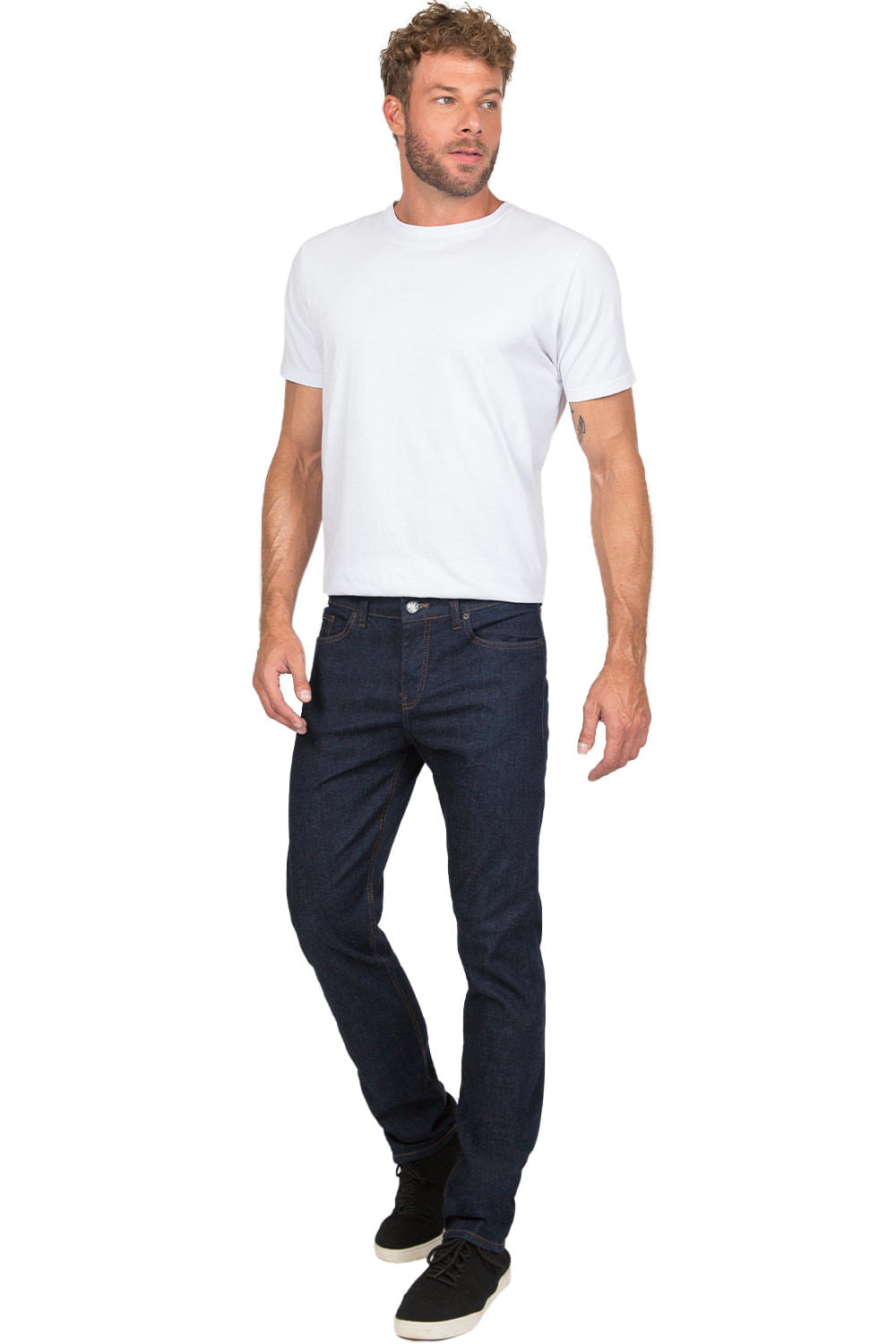 Calça Jeans Premium Flex Slim Stone
