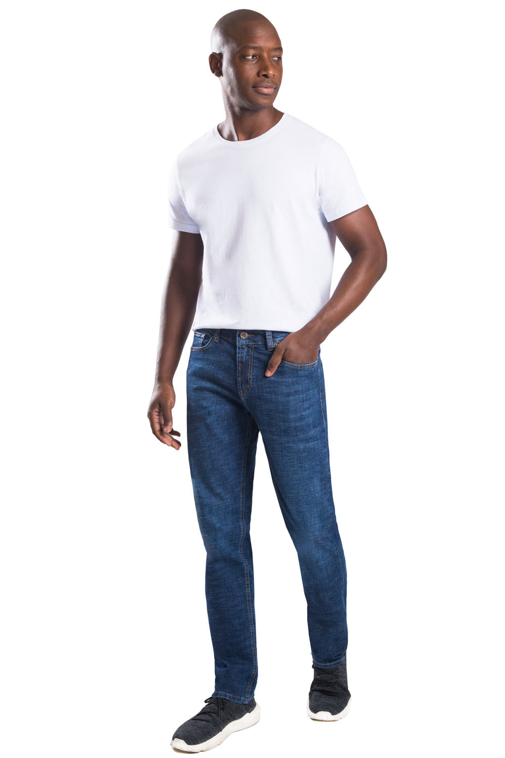Calça Jeans Slim Premium Flex Super Stone