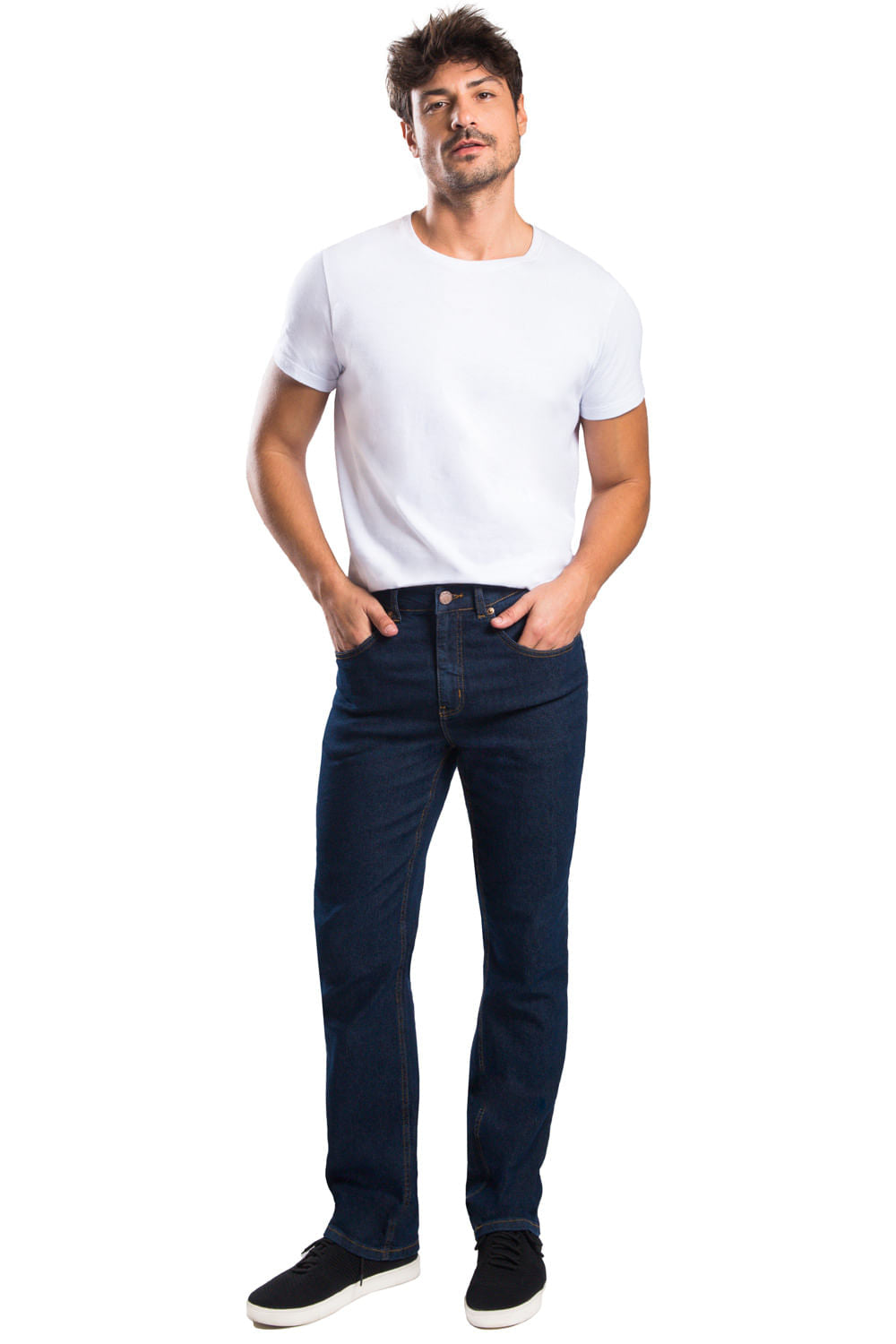 Calça Jeans Straight Stone