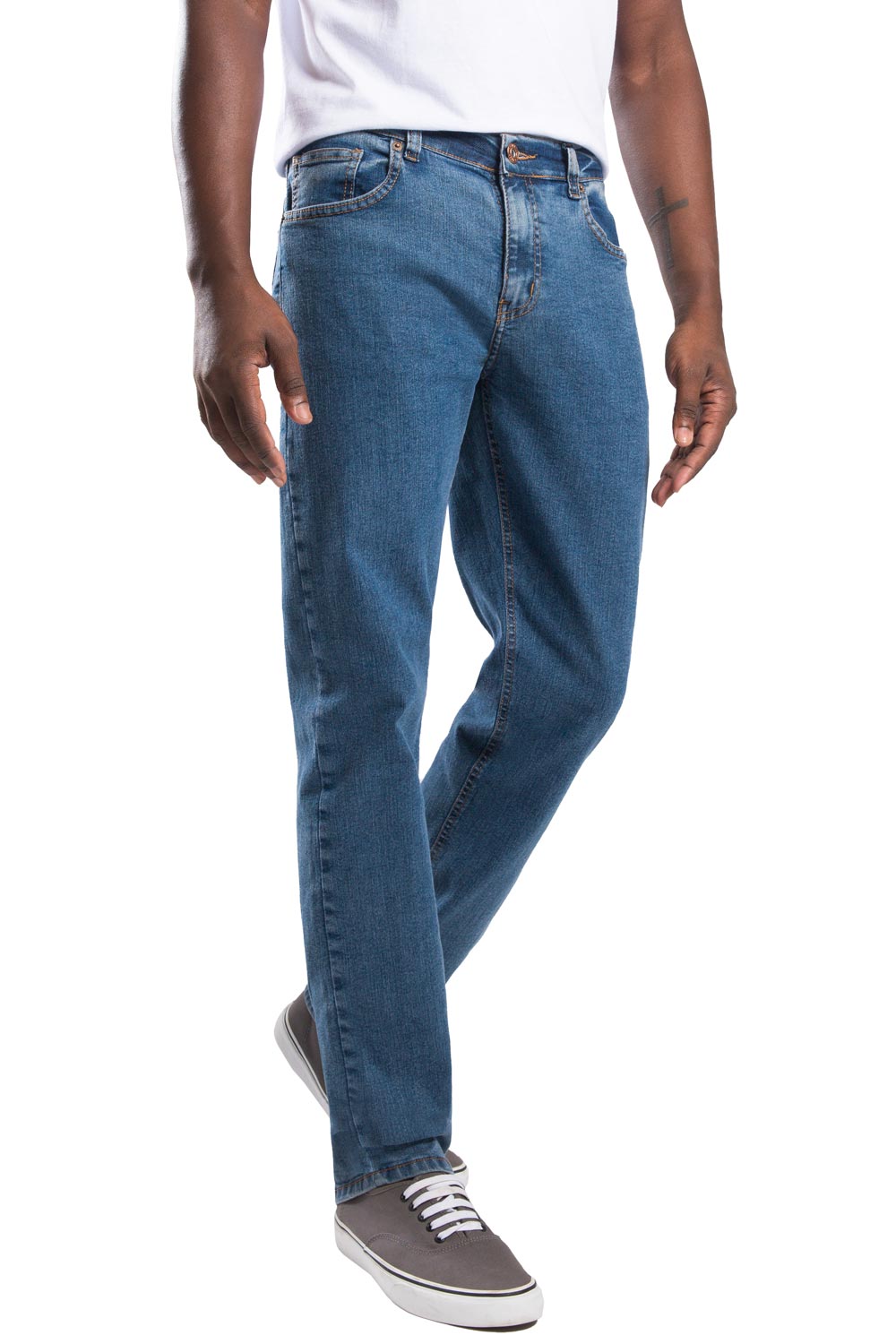 Calça Jeans Straight Flex Destroyer