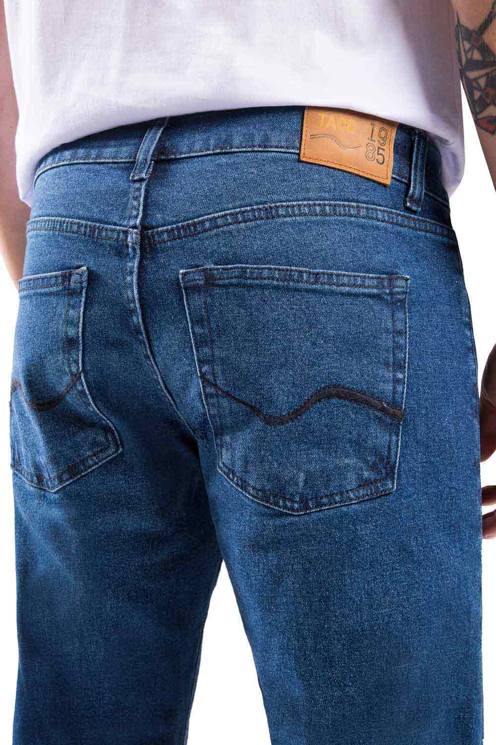 Calça Jeans Straight Flex Super Stone