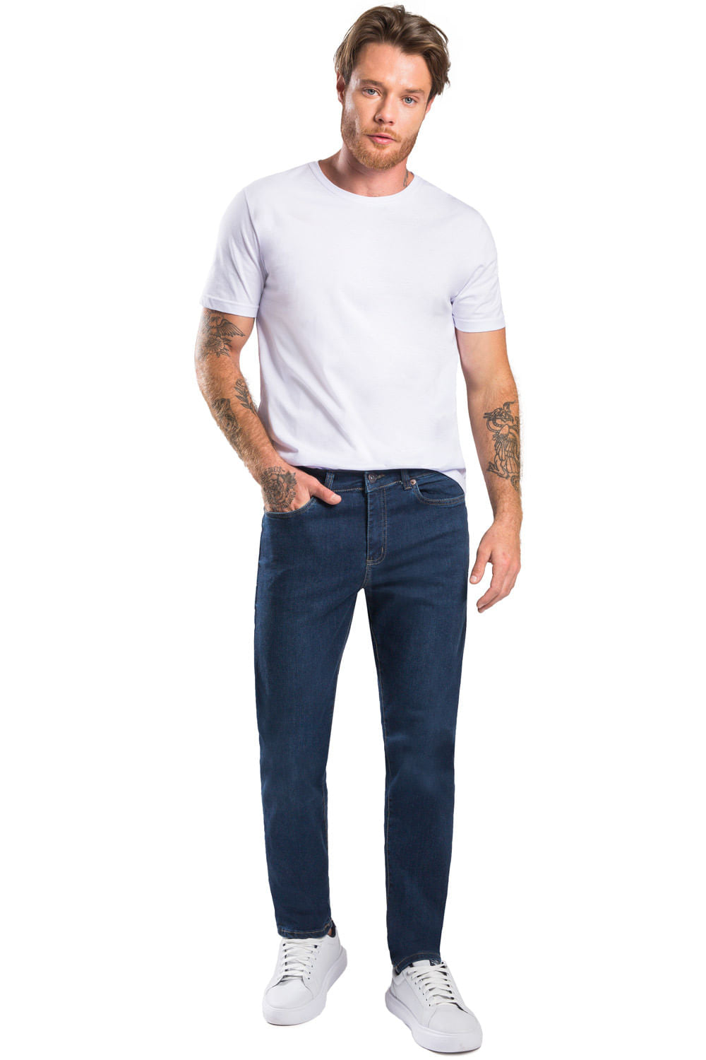 Calça Jeans Slim Flex Premium Super Stone