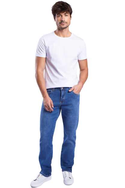 Calça Jeans Straight Especial Destroyer