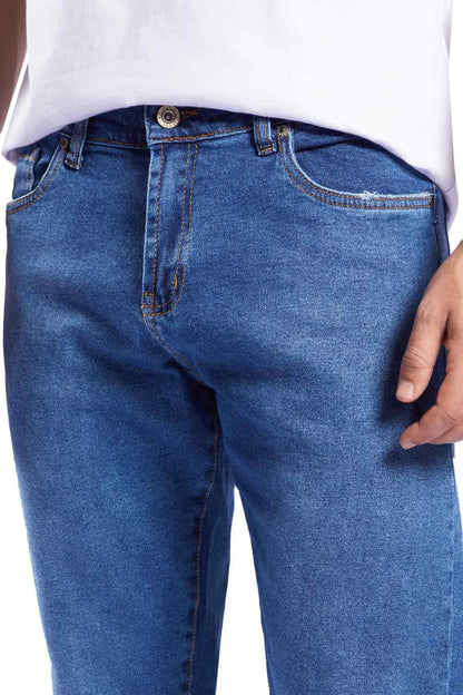 Calça Jeans Straight Especial Destroyer