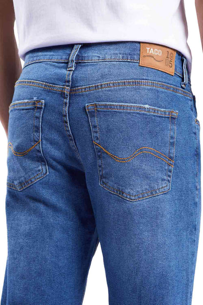 Calça Jeans Straight Especial Destroyer