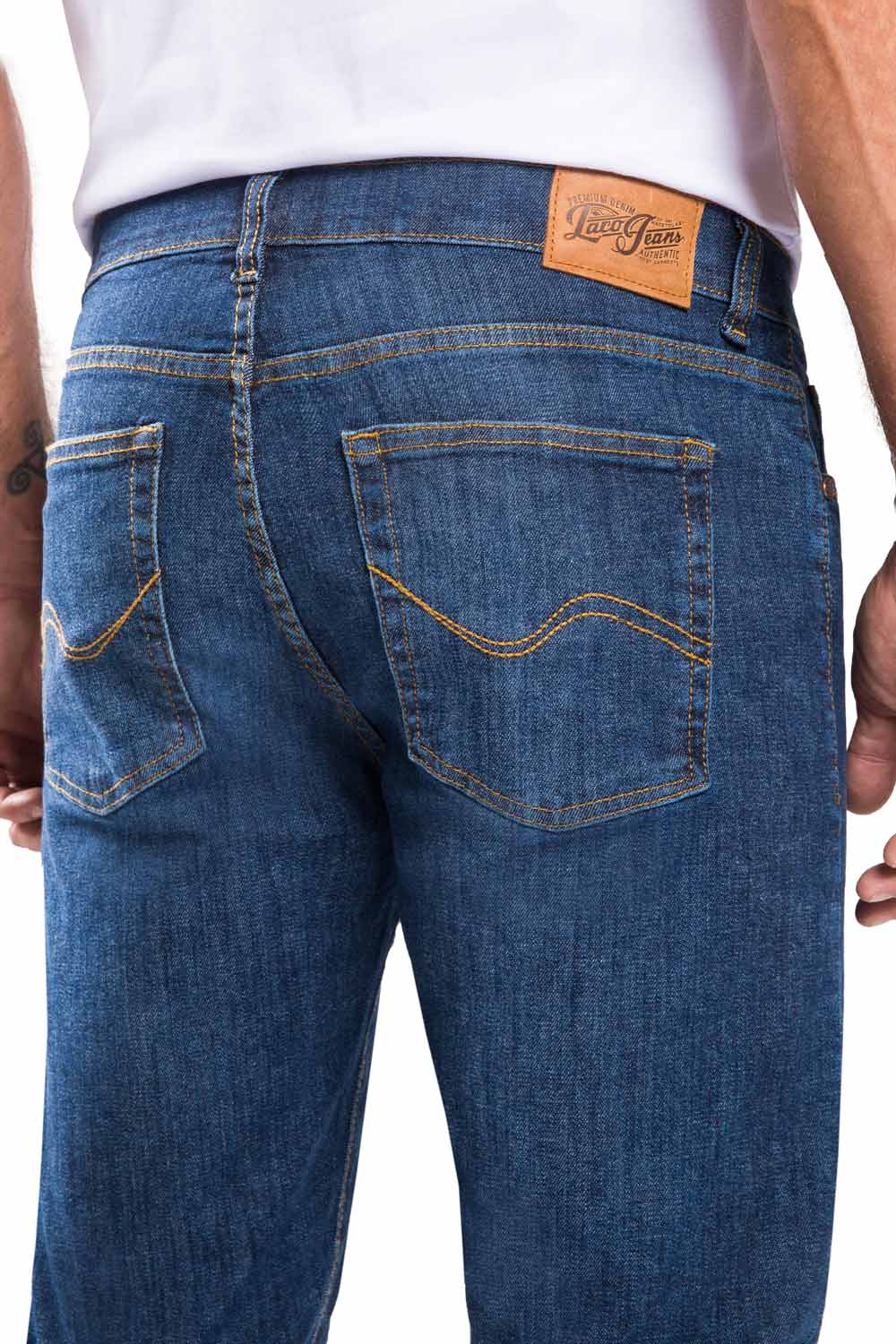 Calça Jeans Slim Premium Flex Super Stone