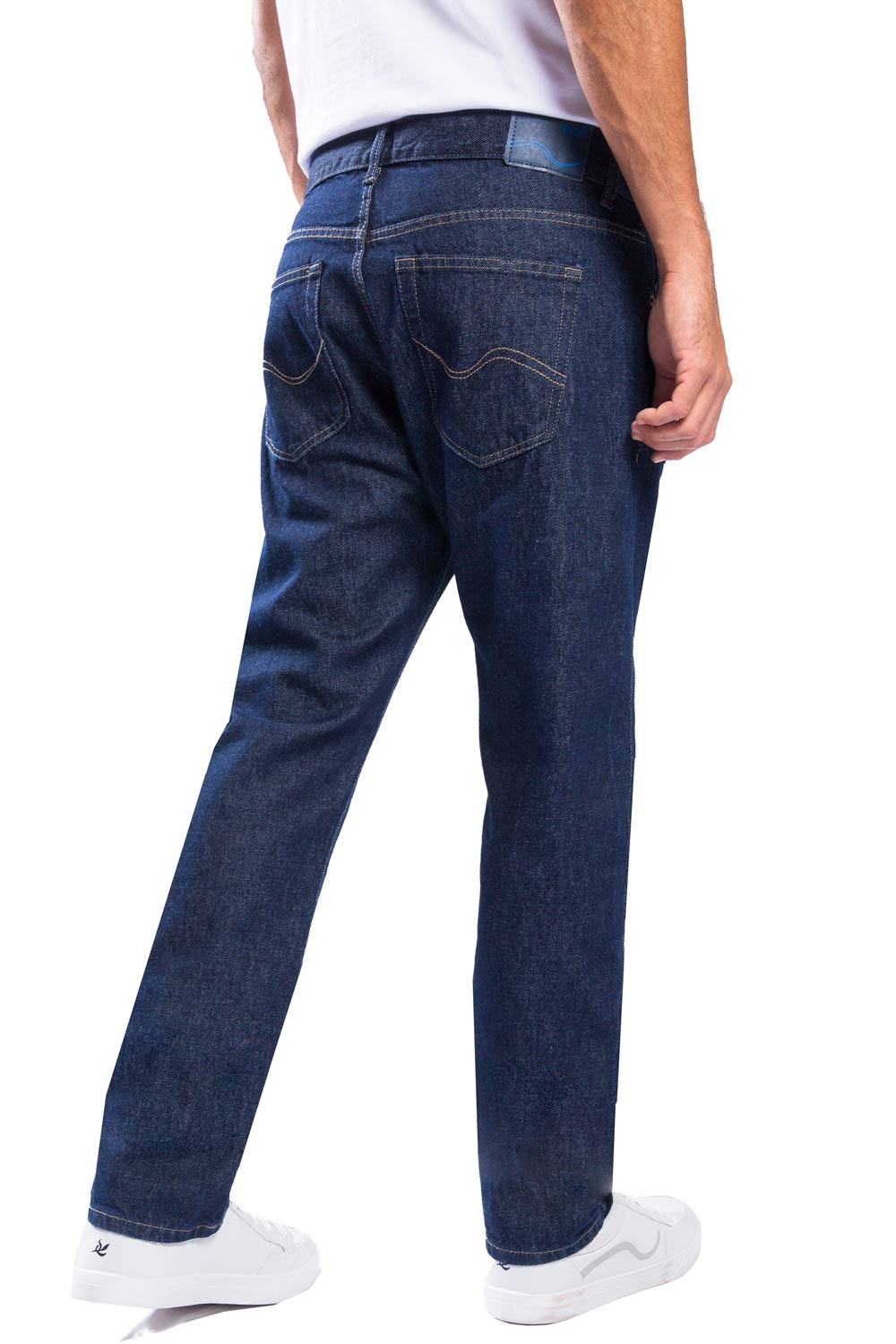 Calça Jeans Straight Basic Escura Stone