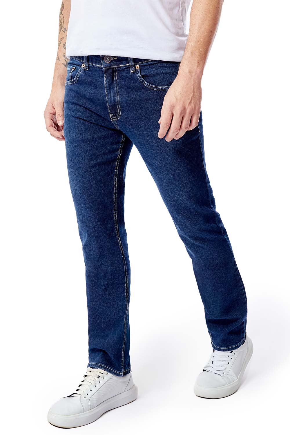 Calça Jeans Straight Super Stone