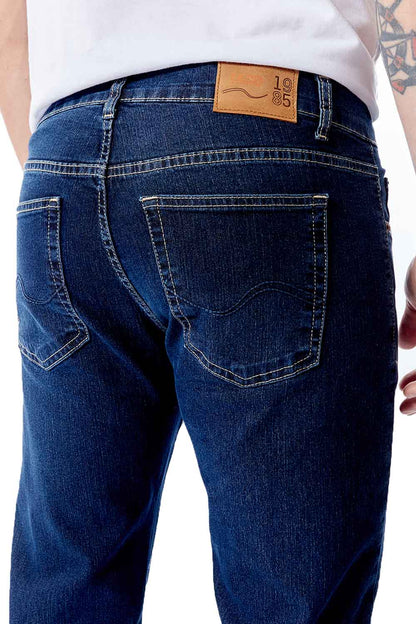 Calça Jeans Straight Super Stone