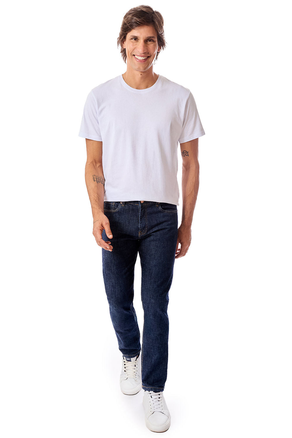 Calça Jeans Slim Flex Premium Stone