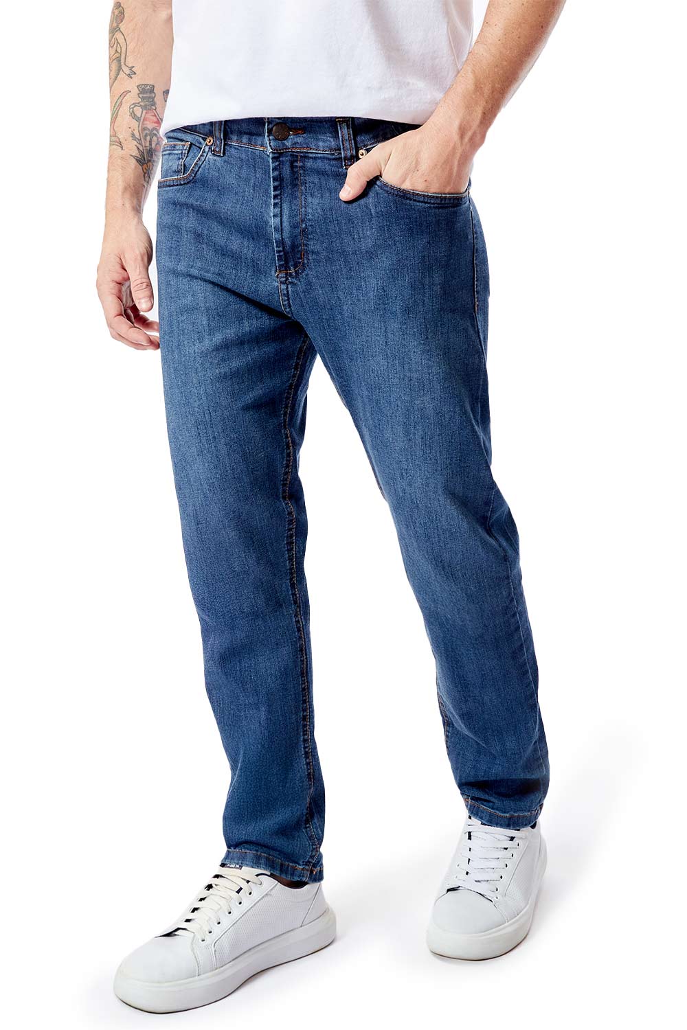 Calça Jeans Slim Flex Premium Stone