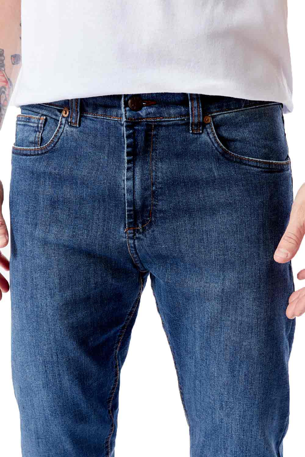 Calça Jeans Slim Flex Premium Stone