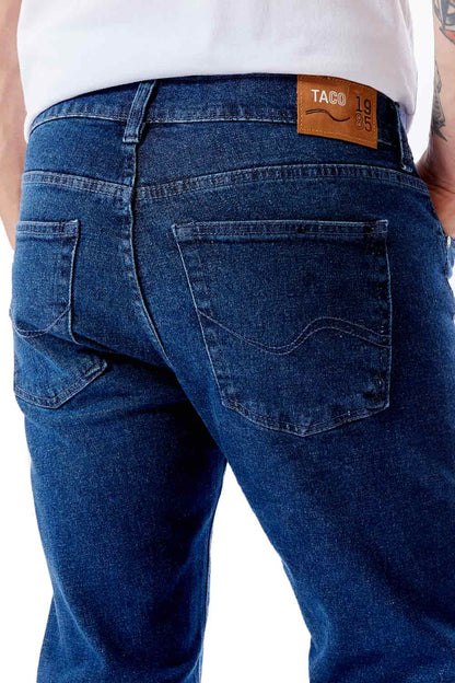 Calça Jeans Straight Flex Super Stone