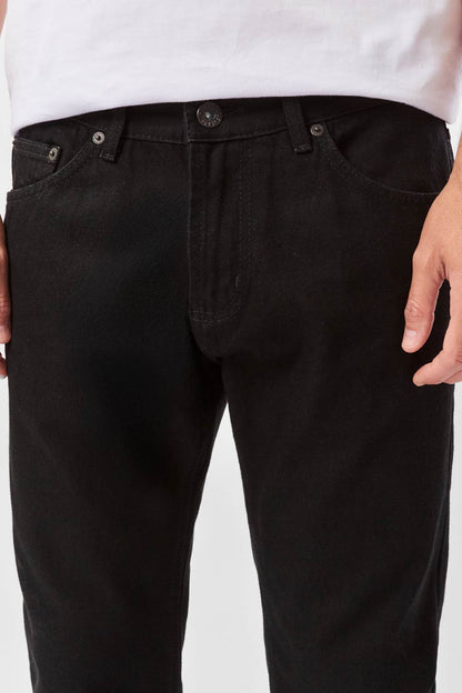 Calça Jeans Straight Basic Black