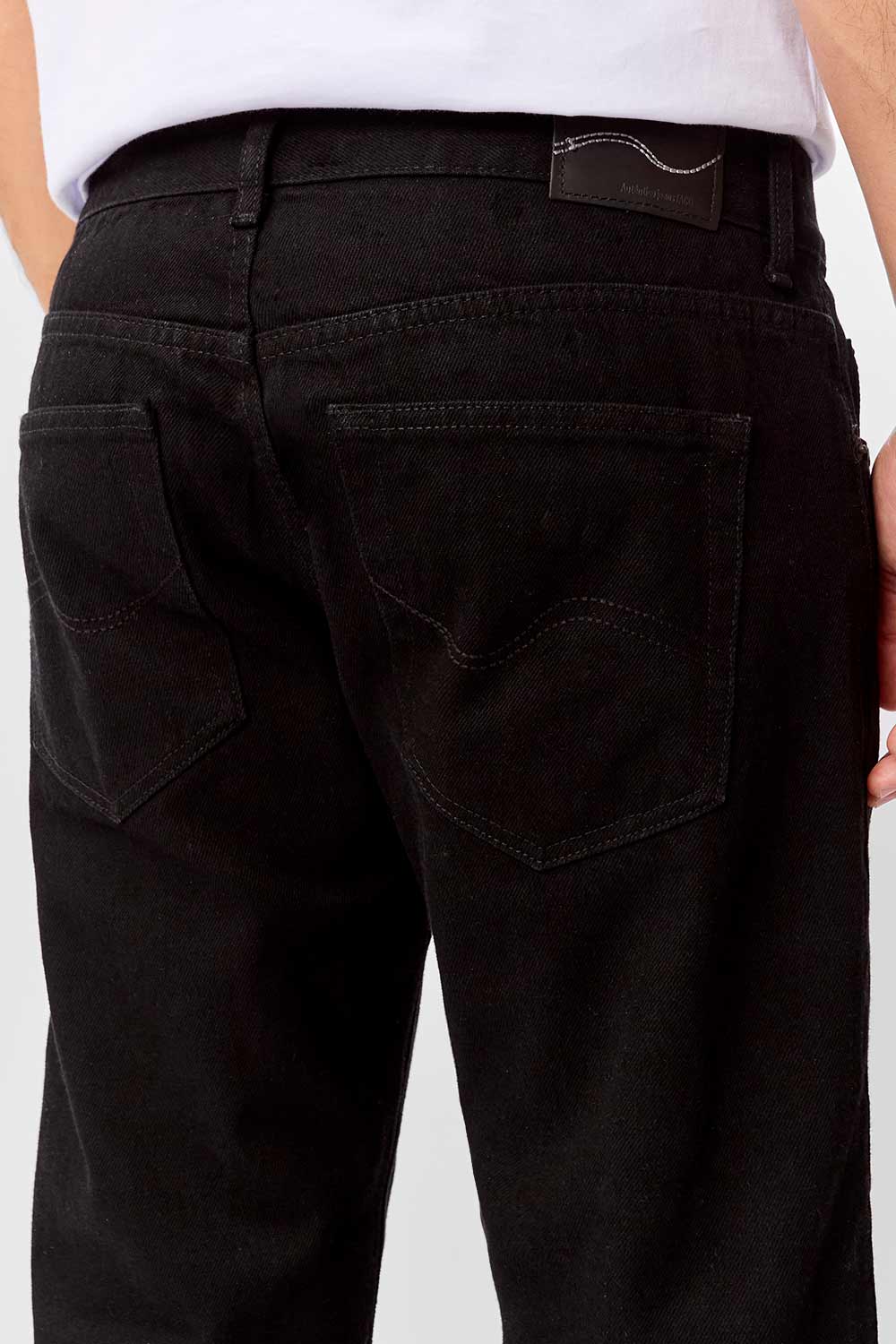 Calça Jeans Straight Basic Black