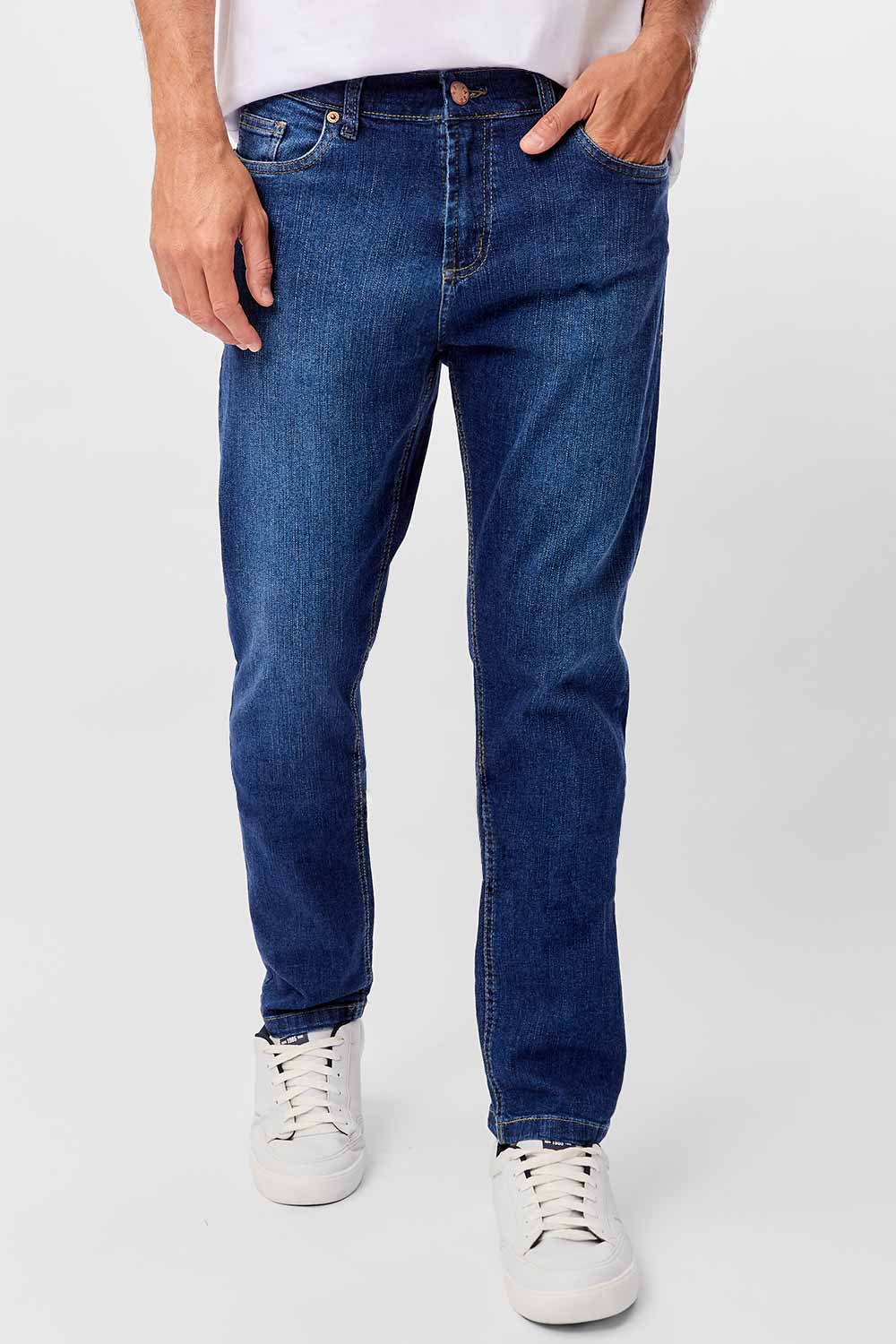 Calça Jeans Slim Stone