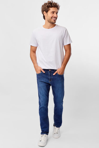 Calça Jeans Slim Stone