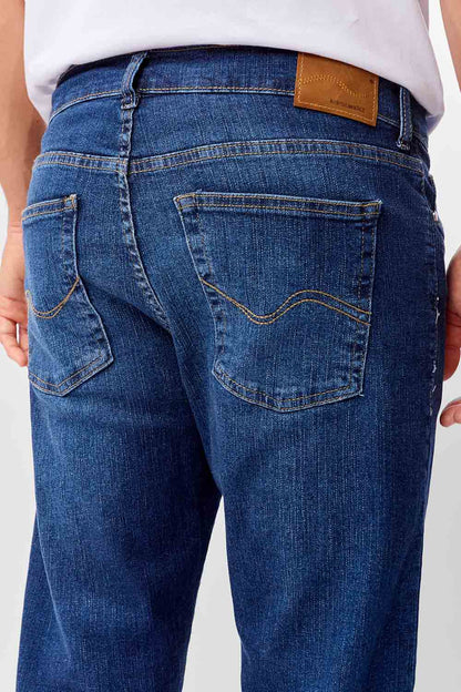 Calça Jeans Slim Stone