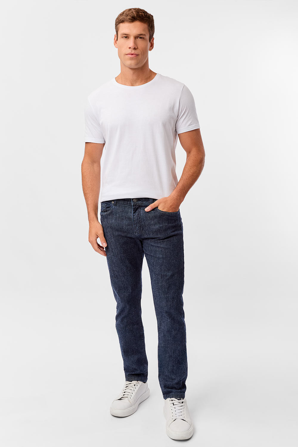 Calça Jeans Slim Stone