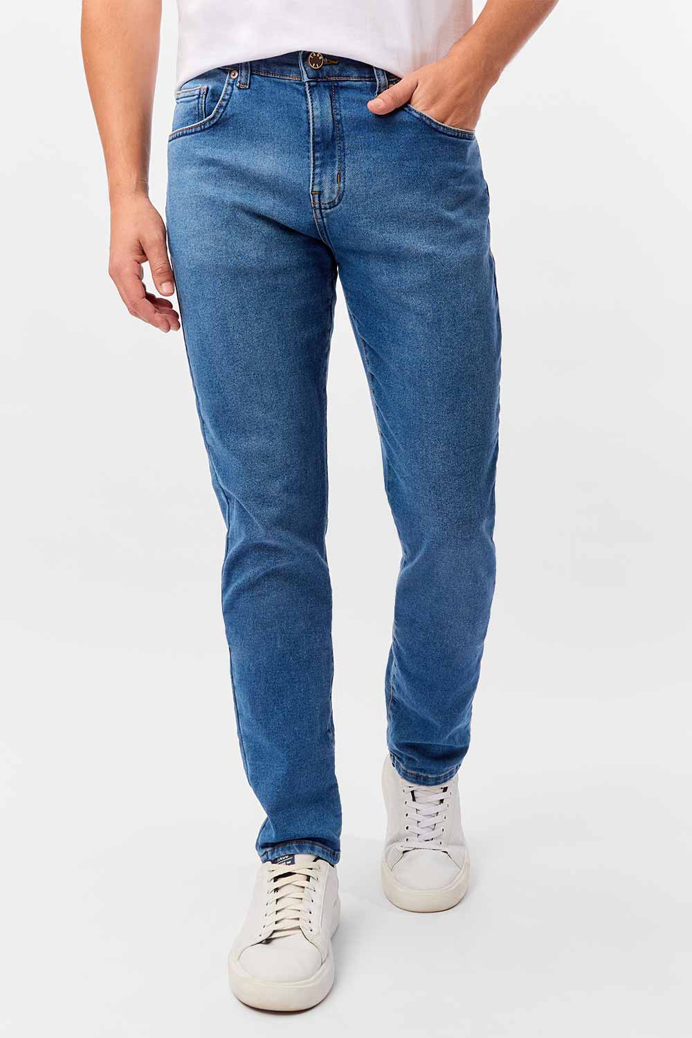 Calça Jeans Skinny Destroyer