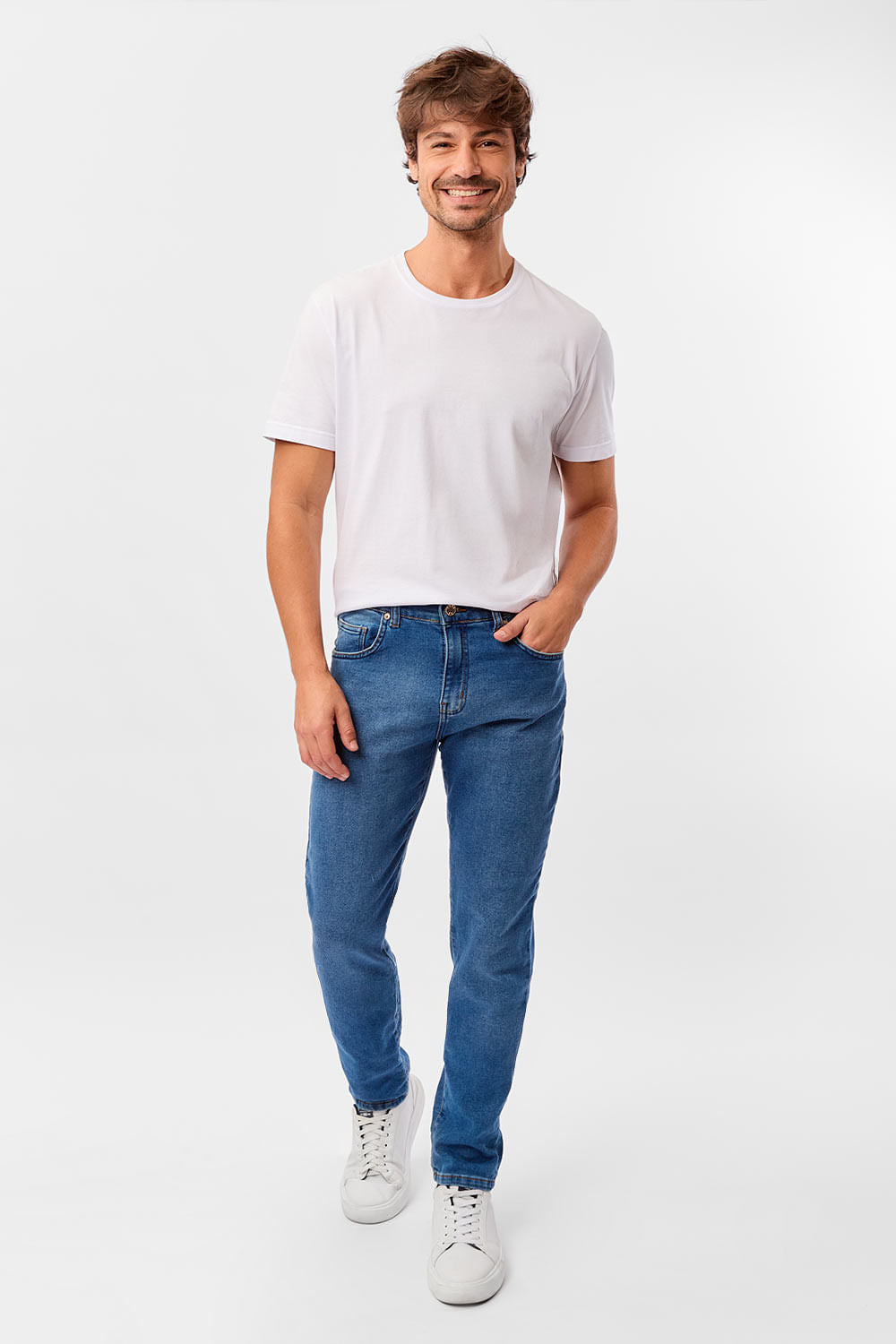 Calça Jeans Skinny Destroyer