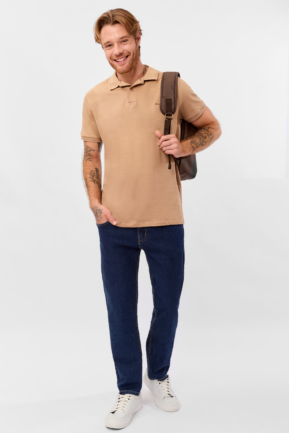 Calça Jeans Straight Flex Stone