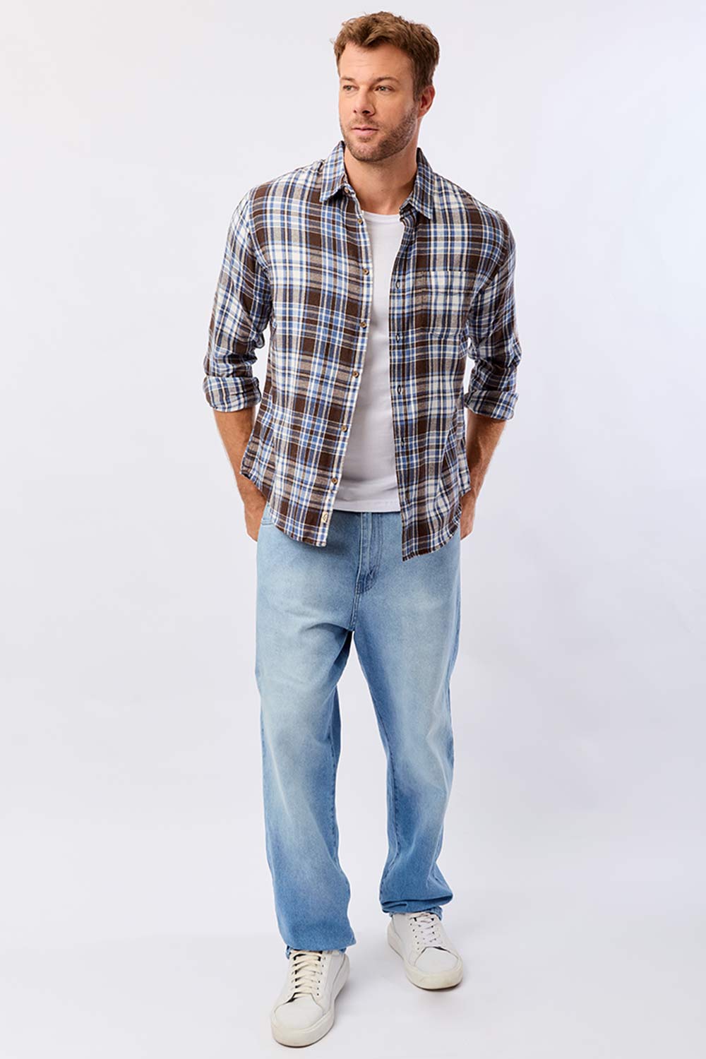 Calça Jeans Baggy Destroyer