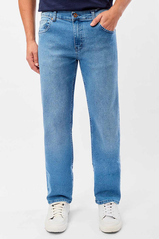 Calça Jeans Straight Destroyer