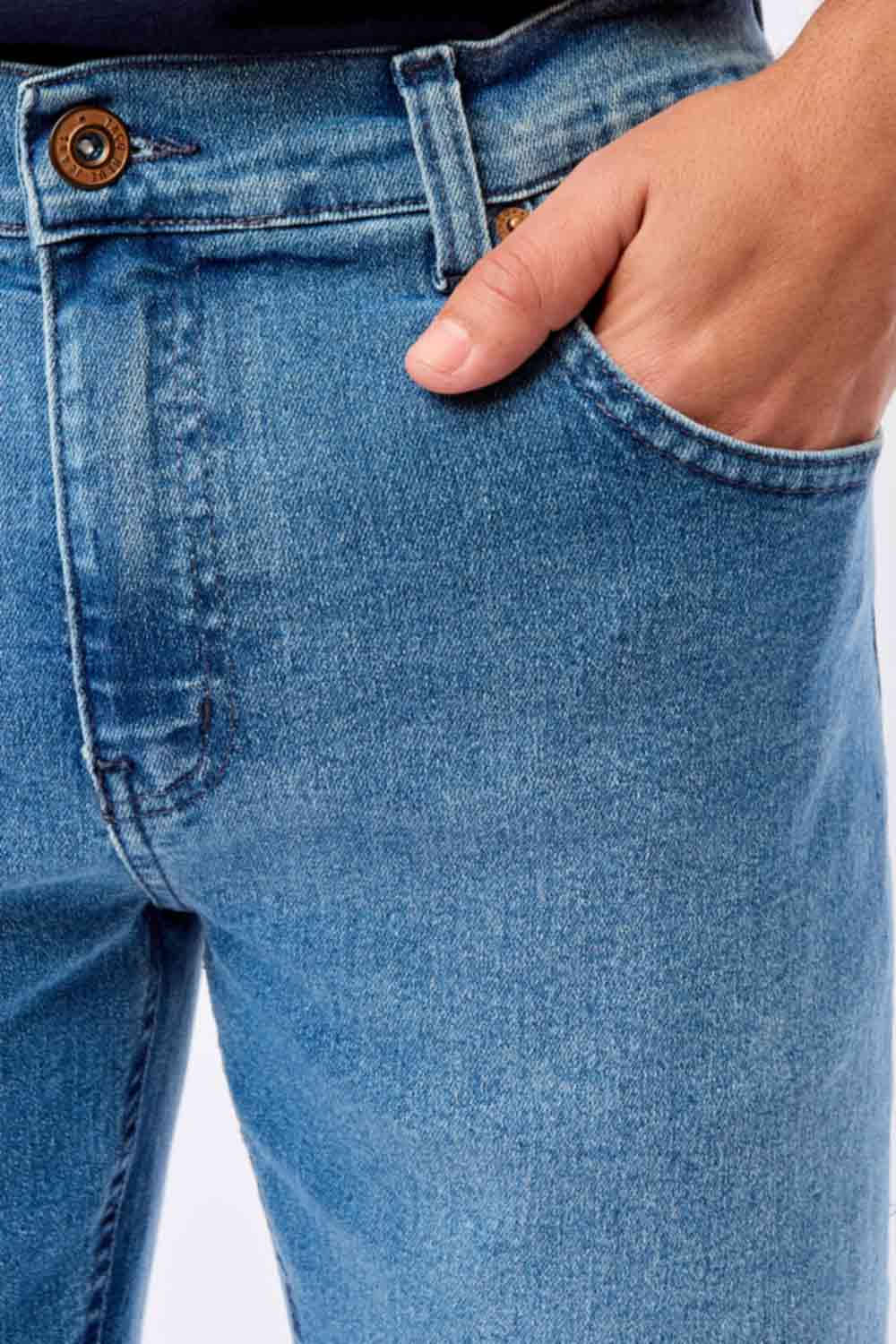 Calça Jeans Straight Destroyer