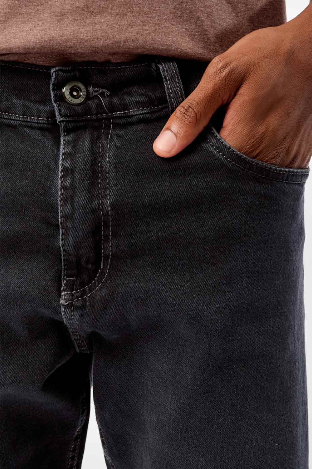 Calça Jeans Slim Black