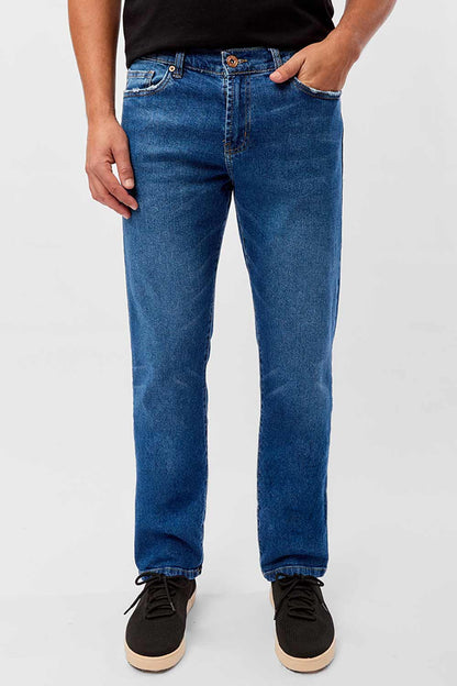 Calça Jeans Straight Destroyer