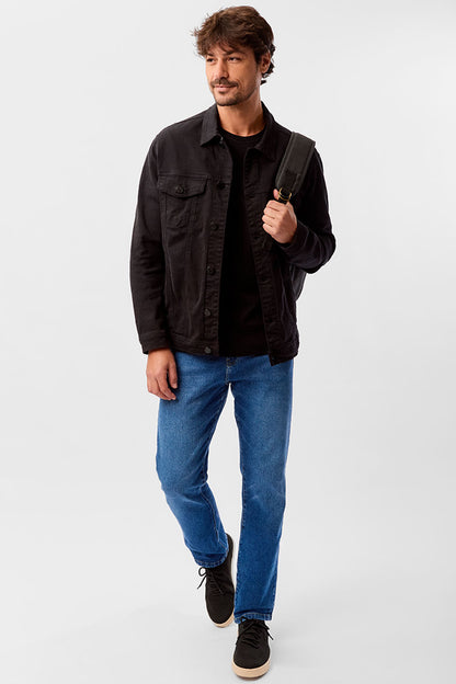 Calça Jeans Straight Destroyer