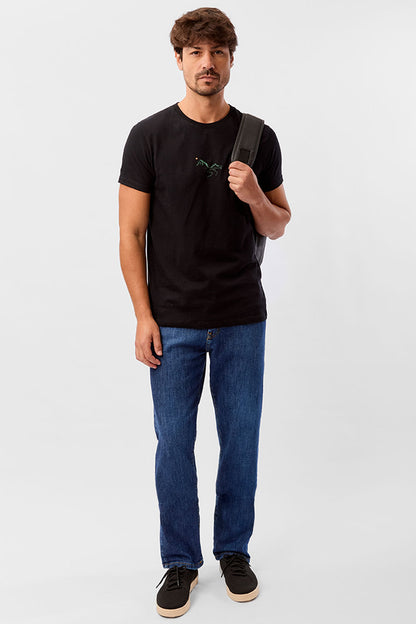Calça Jeans Straight Super Stone