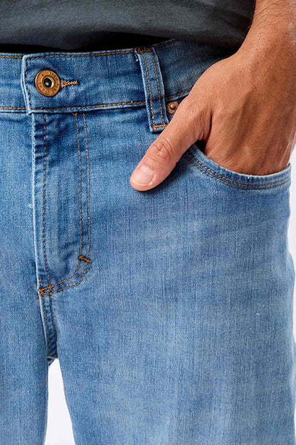 Calça Jeans Slim Destroyer